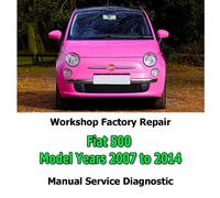 Servizio manuale di riparazione officina per Fiat 500 2007-2014 Collegamento diagnostico in fabbrica Accessori per utensili per auto
