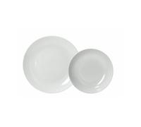 Servizio Piatti 12 pezzi Metropolis per 6 Persone Porcellana Bianca Tognana