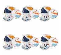 Servizio piatti 18 pezzi in ceramica, 6 posti tavola, Peninsula