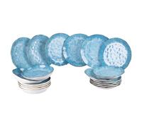 Servizio piatti 18 pezzi in ceramica, 6 posti tavola, Samoa