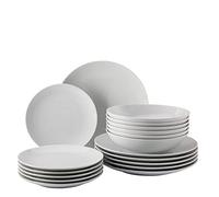 Servizio Piatti 18 Pezzi Mesh Bianco