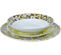 Servizio piatti 18 pezzi porcellana Fade Santiago
