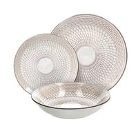 Servizio piatti 18 pezzi Porcellana Linea Shanty Tognana