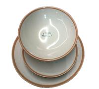 Servizio Piatti 18 Pezzi x 6 Persone Woody Beige Stoneware Beige Tognana Saldi