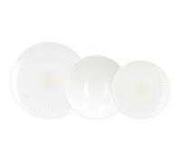 Servizio Piatti 4 Persone TOGNANA Ivory Avorio Bianco in Porcellana Set 12 Pezzi