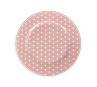 Servizio piatti da dessert Isabelle Rose a pois Shabby chic porcellana 6pz 5096