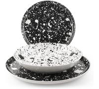 Servizio Piatti da Tavola 18 Pezzi Nordic Noir in Stoneware