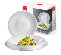 Set piatti Prima in vetro opale, 18 pezzi