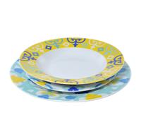 Servizio piatti porcellana Fade Erice 18 pz