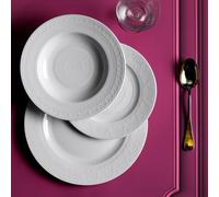 Servizio piatti porcellana per 6 persone, 18 pezzi, ATOS , WEISSESTAL