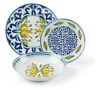 Excelsa Amalfi Servizio Piatti 18 Pezzi, Porcellana