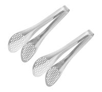 Servizio Pinze,2pz 9 Pollici - Acciaio Inox,Mini Zucchero Pinze(Argento) #1