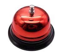 Servizio portatile Chiama Campanella per il tè Cam 1 pz. Campanello da scrivania antiruggine in metallo, for clienti, for ristorante, hotel, cucina, feste, scuola, aula, ufficio(C Small)