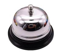 Servizio portatile Chiama Campanella per il tè Cam 1 pz. Campanello da scrivania antiruggine in metallo, for clienti, for ristorante, hotel, cucina, feste, scuola, aula, ufficio(B Small)