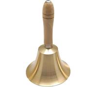 Servizio portatile Chiama Campanella per il tè Cam Campanello a sonagli con manico in legno Campanello scolastico Campanello portatile con chiamata forte for tavolo Bancone dell'hotel Reception Ristor