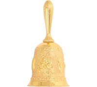 Servizio portatile Chiama Campanella per il tè Cam Campanello in metallo Campanello rumoroso in metallo Campanello da bancone for ristorante Campanello da tavolo Campanello di chiamata for bancone del