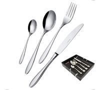 Servizio Posate 24 Pezzi KAPPA in acciaio inox 18/10 lucidato a specchio 2,5 mm di spessore inox lucido