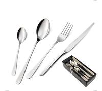 Servizio posate 24 Pezzi LADY inox 18.10 Lucidato 2,5 mm in confezione salvaspazio cromo
