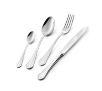 Servizio Posate DOMUS 24 pezzi acciaio inox 1810 lucidato a specchio spessore 3 mm in astuccio regalo EME cromo