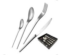 Servizio Posate JOLI 24 pezzi acciaio inox 1810 lucidato a specchio spessore 4.0 mm in astuccio regalo EME cromo