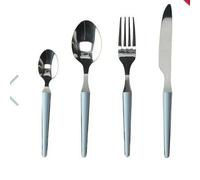 Servizio posate acciaio Zen 24pz crema