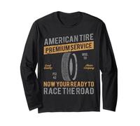 Servizio Premium American Tire Race The Road Maglia a Manica