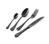 Servizio Set di Posate 24 Pezzi in Acciaio 18/10 PVD Eme Domus Black