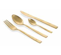 Servizio Set di Posate 24 Pezzi in Acciaio Inox Villa d’Este Oro Matt