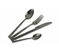 Servizio Set di Posate 24 Pezzi in Acciaio Opaco Nero VdE Tivoli 1996 Lexington