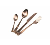 Servizio Set di Posate 24 Pezzi in Acciaio Rame Opaco VdE Tivoli 1996 Round