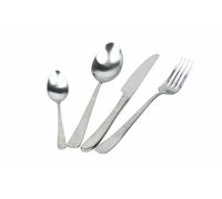 Servizio Set di Posate 24 Pezzi in Acciaio Silver Opaco VdE Tivoli 1996 Round