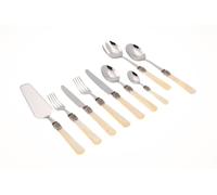 Servizio Set di Posate 75 Pezzi in Acciaio Inox Rivadossi Sandro Elena Avorio