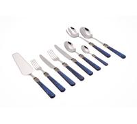 Servizio Set di Posate 75 Pezzi in Acciaio Inox Rivadossi Sandro Elena Blu