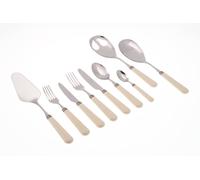 Servizio Set di Posate 75 Pezzi in Acciaio Inox Rivadossi Sandro Mistral Avorio