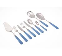 Servizio Set di Posate 75 Pezzi in Acciaio Inox Rivadossi Sandro Mistral Azzurro