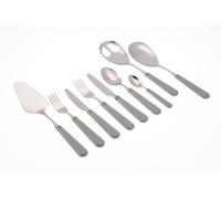 Servizio Set di Posate 75 Pezzi in Acciaio Inox Rivadossi Sandro Mistral Grigio