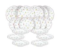 Tognana Millefiori, servizio piatti 18 pezzi per 6 persone, porcellana, bianco