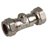 Servizio Valvola 15mmx1/5.1cm Cromato Valvole Idraulico - 10031601