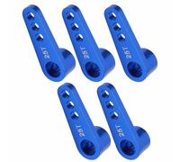 SERVO BRACCIO STERZO LEGHE ALLUMINIO BLU 28X9,5X7,5 MM PER AUTO MODELLO UNIVERSA
