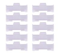 Servo connettore spina fermo clip set 10 pezzi ABS cavo trasparente | Set di clip di copertura per giunti in ABS e fermo connettore per layout di cablaggio hobby e attività di manutenzione dei