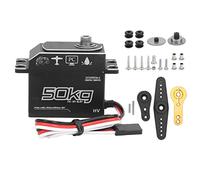 Servo da 50 kg, comodo da usare servo per ingranaggi in acciaio inossidabile a coppia elevata, per auto RC 1/10 1/8 RC