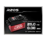 SERVO DIGITALE 25Kg R20S 0.08sec HIGH ALTO VOLTAGGIO POWER HD INGRANAGGI TITANIO