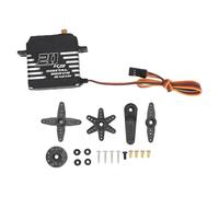 Servo digitale Cheotime Motor, coppia alta 25t attrezzatura RC Servo in alluminio Servo di controllo telecomanta per 1/8 1/10 1/12 RC Auto robot Boats Crawlers Progetti fai - -te (20kg)