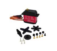 Servo Digitale con Ingranaggi In Metallo Ad Alta Coppia da 25 Kg, Braccio Robotico A 180 Gradi per Auto RC e Autocarri Cingolati