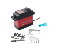Servo Digitale da 20 Kg con Coppia Elevata + Servocomando Parabolico da 20 Kg Dispositivo di Lancio per Veicolo Aereo + Braccio Servo per Drone RC