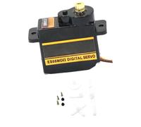 Servo digitale ES08MDII con cavo connettore a 3 fili con ingranaggi in metallo per progetti costruzione controllo modellini auto, robot elicotteri