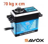 Servo Digitale Savox SW-2290SG - Alto Voltaggio (HV) BLS 70 kgcm / 8.4Volt WP