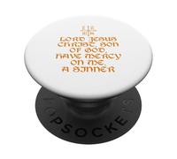 Servo fedele Gesù Cristo Figlio Di Dio Inspirational PopSockets PopGrip Adesivo