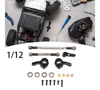 Servo Link Rod DIY Supply Assembly Tazza di sterzo in metallo per D96 MN78