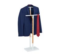 Servo muto Appendiabiti da terra Indossatore per abiti 8 kg Pieghevole Bianco